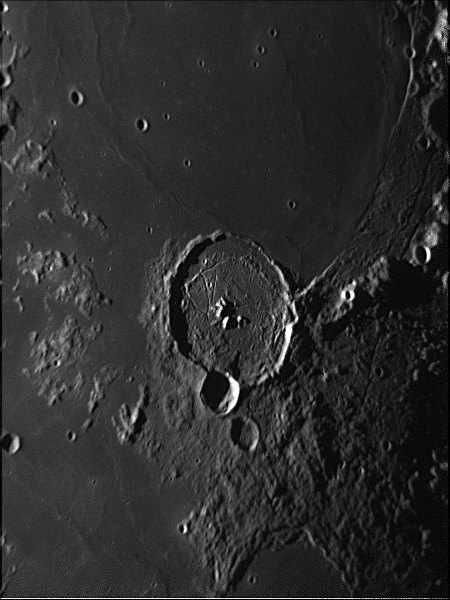 Gassendi- Image by Dr Tim Withers